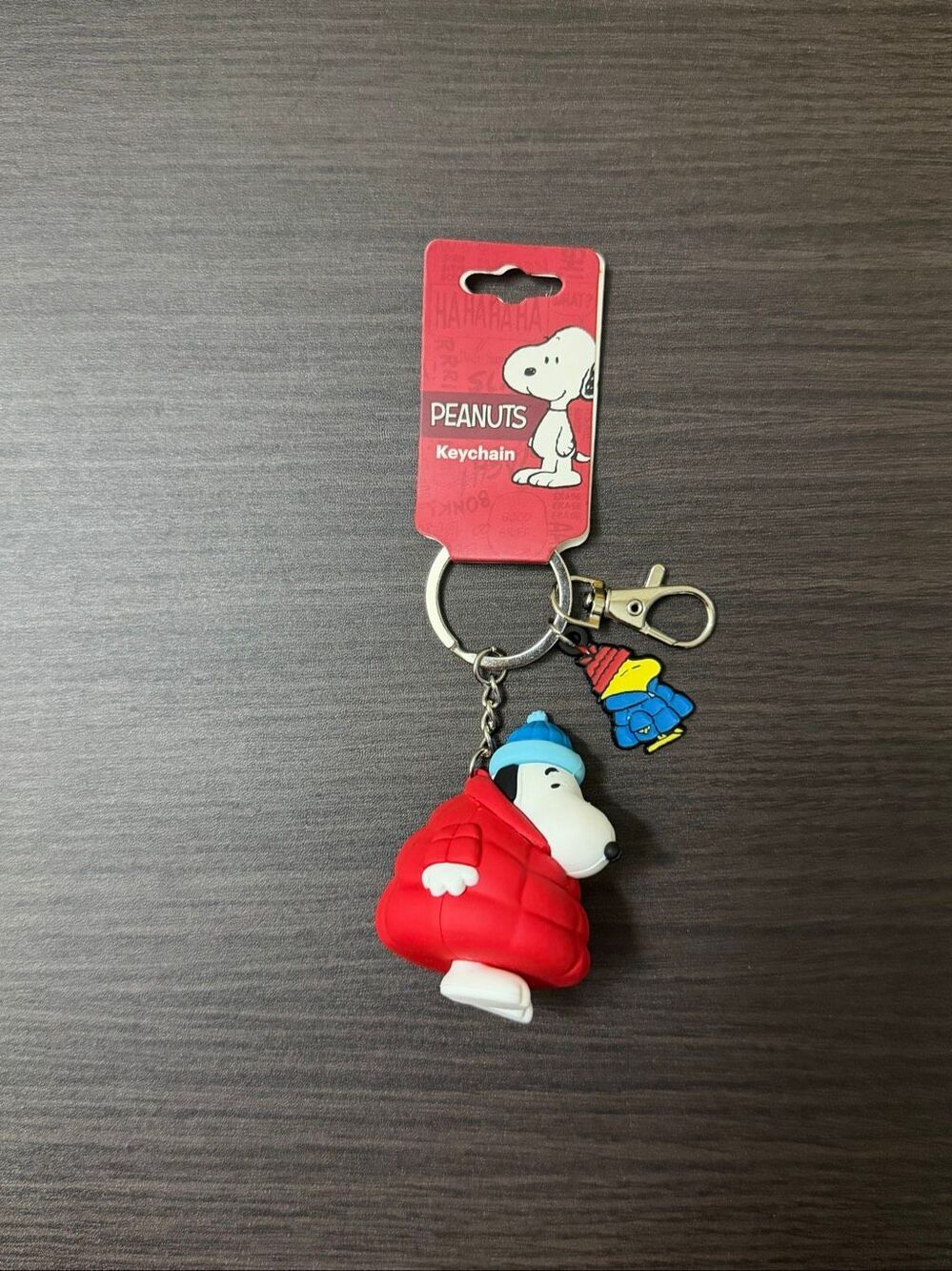 Peanuts Snoopy Puffer Jacket Multi-Charm Keychain